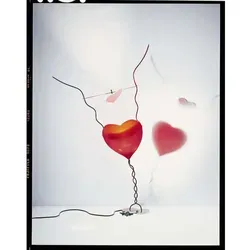 Ingo Maurer Herzlampe One From The Heart - 40 - 95 - Einzigartige Tischlampe aus Metall, Kunststoff und Glas. Bringt mit ihrem besonderen Design und integriertem LED-Leuchtmittel Stil und Charakter in jeden Raum.