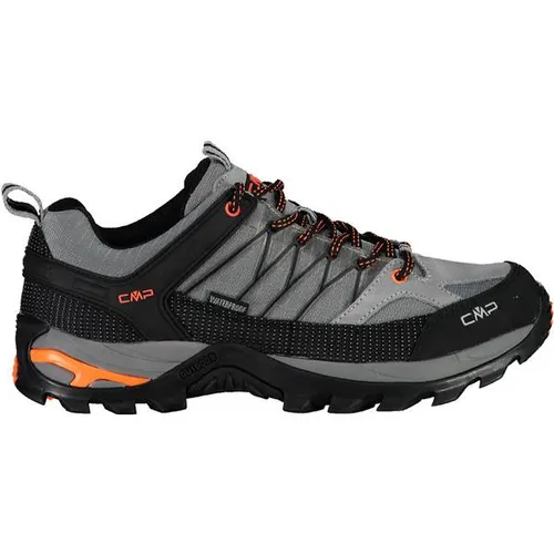 CMP Herren Rigel Low Shoe WP - Wasserfeste Trekking-Schuhe - Wanderschuhe mit wasserfester CLIMAPROTECT-Membran und stabilisierendem Knöchelstützsystem für optimale Unterstützung auf jedem Terrain.