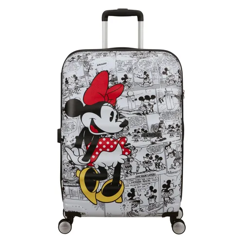 American Tourister WAVEBREAKER DISNEY COMICS Koffer - Koffer mit Hartschale, 67 cm, TSA-Schloss und stylischem Disney Comics Design – perfekt für Reisen mit Stil!