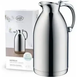 Alfi Isolierkanne HOTELLO, 1,50 l - Thermobehälter mit doppelwandigem Edelstahleinsatz und AromaSafe® für unverfälschten Genuss. Ideal für Kaffee und Tee, spülmaschinenfest und bruchfest.