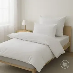 Allergovita Evolon Encasing Kissen- und Deckenbezüge 135x200 cm - Bettbezüge für Hausstauballergiker, schützen effektiv vor Milbenallergenen und sind ideal bei Neurodermitis. Weich, strapazierfähig und leicht – für einen erholsamen Schlaf.