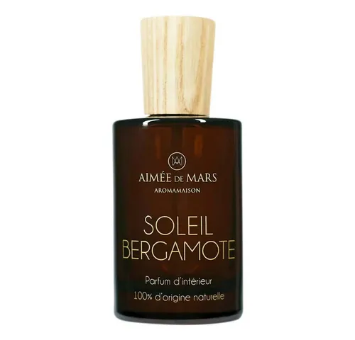 Aimée de Mars Raumduft Raumspray - Soleil Bergamote 100ml - Erleben Sie mit unserem Raumduft Raumspray eine erfrischende Duftkomposition aus Bergamotte und Zitrusfrüchten. Ideal für ein einladendes Ambiente in Ihrem Zuhause.