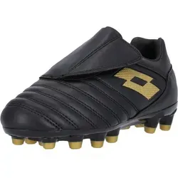 Lotto MILANO 700 AGM JR S Fußballschuh im ausgeklügelten Design ideal für Kunstrasen goldfarben|schwarz 34 EU