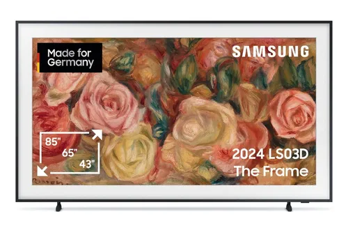 Samsung LS03D The Frame QLED Smart TV 65" - UHD 4K, Art Mode, Quantum-Dot, perfekt als Kunstdisplay und stilvolles Einrichtungselement