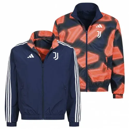 Juventus Turin adidas Herren Wendejacke IP8794 - Wendbare Präsentationsjacke von adidas aus 100 % Polyamid, bietet hohen Tragekomfort und vielseitige Tragemöglichkeiten. Ideal für Sport und Freizeit!