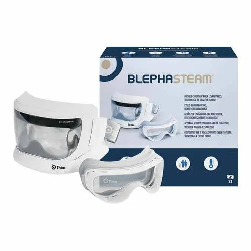 Blephasteam Wärmebrille kabellos - Augentropfen Bindehautentzündung – Die kabellose Wärmebrille lindert effektiv Symptome des Trockenen Auges und anderer Erkrankungen in nur 10 Minuten mit kurzer Aufheizphase.