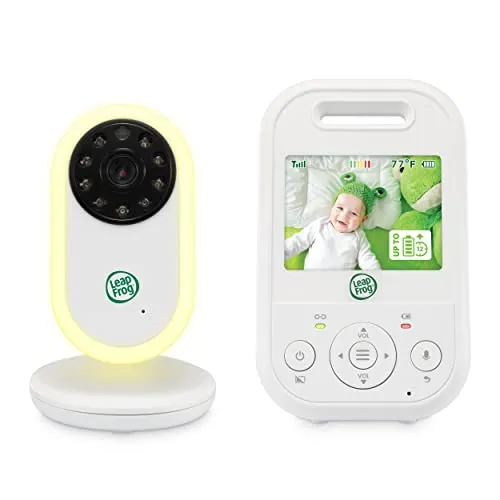 LeapFrog LF2423 Video Baby Monitor mit Kamera - Babyphone mit 2,8 Zoll Bildschirm, 300m Reichweite und sicherer FHSS-Technologie für private, klare Übertragung – ideal für entspannte Nächte und ständige Verbindung zu Ihrem Baby.