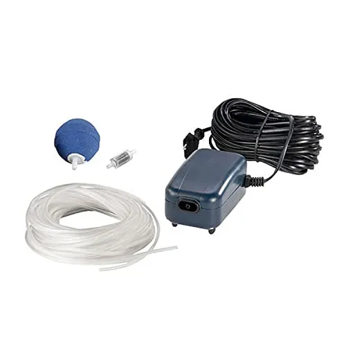 FIAP AIR ACTIVE SET 500 - Teichbelüfter - Sauerstoffversorgung - Belüfterpumpe - Belüfter - Sauerstoffanreicherung - Gartenteich - 108 l/h Luftleistung - Komplettset