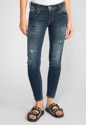 Bequeme Jeans LE TEMPS DES CERISES "PULPC" Damen 7/8-Länge - Damenjeans in 7/8-Länge, optimaler Sitz und hohe Qualität, ideal für jeden Look. Material: 92% Baumwolle, 8% Elasthan. Trendige Farbe blau.