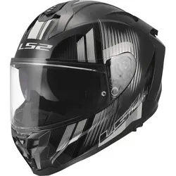 LS2 FF817 Challenger II Nitro, Integralhelm - Schwarz/Grau - XXS