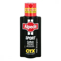 Alpecin Sport Coffein-Shampoo CTX 250 ml - Shampoo für Sportler, mit Alpecin-Coffein und Mikronährstoffen, stärkt die Haarwurzeln und beugt Haarausfall bei körperlicher Belastung vor.