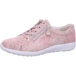 Waldläufer K-Ira Schnürschuh in apricot, Größe 42 - Eleganter Schnürschuh aus hochwertigem Leder, ideal für den komfortablen Alltag. Mit praktischem Reißverschluss und rutschfester Laufsohle für sicheren Halt.