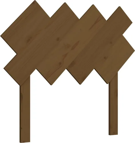 vidaXL Kopfteil Honigbraun aus massivem Kiefernholz - Klassisches Bett-Headboard, das rustikalen Charme und eine exzellente Rückenstütze bietet – ideal für entspannte Stunden im Schlafzimmer.