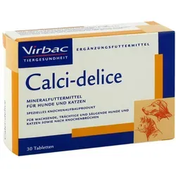 Calci Delice veterinär Tabletten - Tiergesundheit: Unterstützen Sie die Gesundheit Ihres Haustiers mit diesen hochwertigen Tabletten für eine optimale Calciumversorgung.