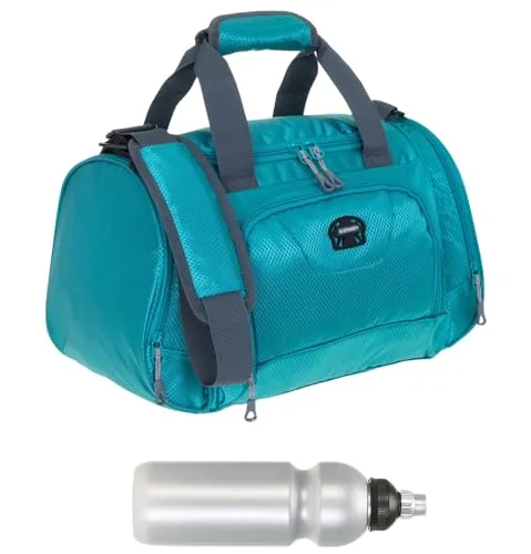 ELEPHANT Sporttasche klein mit Trinkflasche - Kompakte Sporttasche (42 cm, 18 Liter) für Sport und Reisen, wasserabweisend, inklusive Trinkflasche von bagboom® und praktische Außentaschen für Duschsachen.