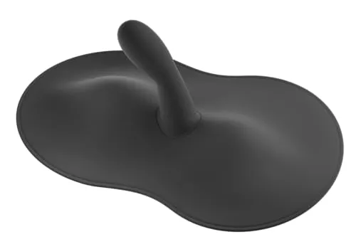 Vibepad Vibrator Schwarz - 10,6 cm - Wiederaufladbarer Vibrator mit gewellter Reiz-Struktur für intensive G-Punkt-Stimulation. Wasserdicht und aus softem Silikon, ideal für aufregende Erlebnisse zu zweit oder allein.
