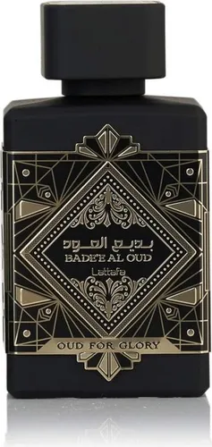 Lattafa Badee Al Oud Oud For Glory - Unisex Eau de Parfum 100 ml, würzige Frische mit blumiger Sinnlichkeit und warmer Holz-Note