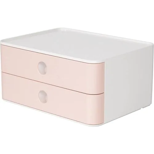 HAN Schubladenbox SMART-BOX ALLISON flamingo rose - Stylische Schubladenbox in flamingo rose, ideal zur Aufbewahrung und Organisation von Büromaterialien.