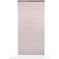 Kobolo Türvorhang AMBER Kunststoff braun 80 Stränge 100x210 cm - Raumteiler-Vorhänge aus robustem Kunststoff, ideal als Insektenschutz und dekorativer Raumteiler für jeden Wohnraum.