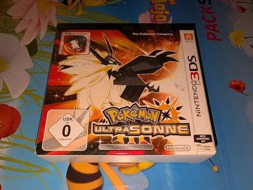 Nintendo 3DS Pokemon Ultra Sonne Fan-Edition NEU Sealed - Rollenspiel für Nintendo 3DS, USK ab 6 Jahren, inklusive exklusiver Fan-Edition-Inhalte für ein einzigartiges Spielerlebnis.
