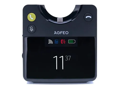 AGFEO Headset Infinity Basis-Station - Externe Festplatten und Kommunikationslösung, ermöglicht klare Telefonate mit hervorragender Sprachqualität und langer Akkulaufzeit.