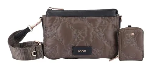 JOOP! Schultertasche Ricamo Jasmina - Damen Handtasche - Elegante Schultertasche aus hochwertigem Gewebe mit praktischem Reißverschluss und abnehmbarem, verstellbarem Gurt. Perfekt für stilbewusste Frauen!
