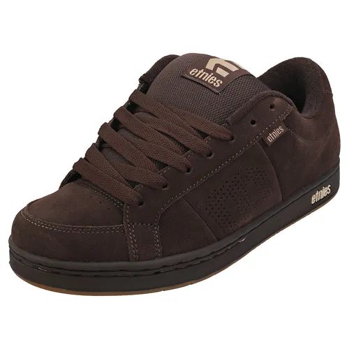 Etnies Herren Kingpin Sneakers - Braun 204 Brown Black Tan, 41.5 EU - Herren-Sneaker mit gestanzter EVA-Einlegesohle und gepolstertem Kragen für ultimativen Komfort und Stil, ideal für den Alltag.