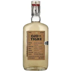 Ojo de Tigre Mezcal Artesanal Reposado 100% Agave 37% Vol. 0,7l - Tequila – Handwerklich hergestellter Mezcal aus 100% Agave, reift in Eichenfässern für harmonische Aromen und eignet sich perfekt als Sipping Mezcal oder in Cocktails.