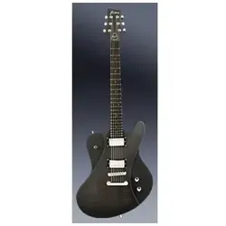 Framus D-Series Idolmaker - Nirvana Black Transparent Satin - Hochwertige E-Gitarre mit AAAA geflammter Ahorn Decke und Seymour Duncan Tonabnehmern, ideal für professionelle Musiker und kreative Solisten.