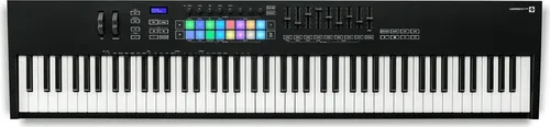 Novation Launchkey 88 [MK3] - Premium MIDI-Controller Keyboard mit 88 Tasten - Synthesizer mit hochwertiger Klaviatur und 16 anschlagsdynamischen Pads für kreatives Spiel; nahtlose DAW-Integration und leistungsstarker Arpeggiator für neue musikalische Ideen.