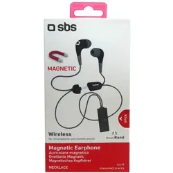 SBS Magnetic Earphone Wireless Necklace Halsband Bluetooth Kopfhörer Mikrofon