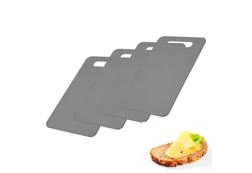 WESTMARK Frühstücksbrettchen Set, 4-teilig, 25 x 15 cm - Praktisches 4er-Set Frühstücksbrettchen aus hygienischem Kunststoff. Ideal für jeden Haushalt, stapelbar und platzsparend, perfekt vorbereitet für Ihre Frühstücksgäste.
