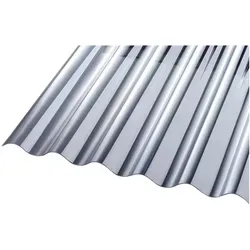 PVC Wellplatten klar Sinus 76/18 1,2mm - Die PVC Wellplatte Sinus 76/18 klar überzeugt durch hohe Lichtdurchlässigkeit und eine große Profilauswahl. Ideal für vielfältige Anwendungen, bietet sie zudem eine hohe chemische Beständigkeit.
