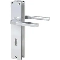 Basi - Langschild-Garnitur - ZB 4100 - Alu F1 - Eckig - Lochung Buntbart - 7420-1101