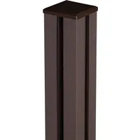 KAHRS Solid WPC-Zauntorpfosten 10x10x240 cm, Anthrazitgrau - Gartenzäune, stabiler WPC-Zaunpfosten zum Einbetonieren, speziell verstärkt für hohe Langlebigkeit und Pflegeleichtigkeit im Außenbereich.