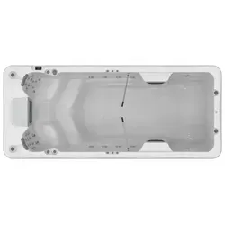 Wellis Amazonas Life W-Flow Swim Spa - Erleben Sie den Swim Spa Amazonas Life W-Flow mit großzügiger Schwimmfläche und zwei komfortablen Sitzplätzen. Genießen Sie Qualität vom führenden Whirlpool-Hersteller mit 10 Jahren Gewährleistung.