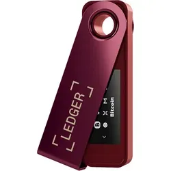 Ledger Nano S Plus - Crimson Magenta Hardware Wallet - HW-Wallets mit CC EAL6+ Zertifizierung, USB-C und Unterstützung für zahlreiche Kryptowährungen, ideal für sichere Aufbewahrung.