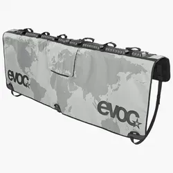 Evoc Tailgate Pad M/L Stone - Fahrradträger für sicheren Transport von 6 Bikes im Pickup. Schützt die Ladeklappe und ermöglicht schnellen Zugriff auf den Ladeklappenhebel.