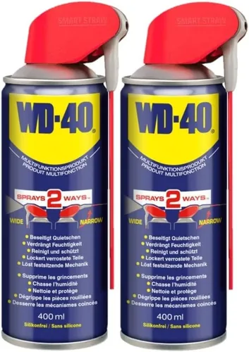 WD-40 Doppel-Pack Multifunktions-Öl Rostlöser Spray WD40 Smart Straw 2x400ml