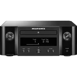 Marantz Melody X Schwarz - Vielseitiger Receiver mit HEOS Multiroom-Integration, Bluetooth und DAB+ für störungsfreies Radiohörvergnügen