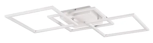 Reality Leuchten LED Deckenleuchte Trail - Moderne 3-flammige Deckenleuchte mit schwenkbaren Elementen für gezielte Lichtakzente. Ideal für Wohnzimmer, Küche oder Flur mit energieeffizientem, neutralweißem Licht.