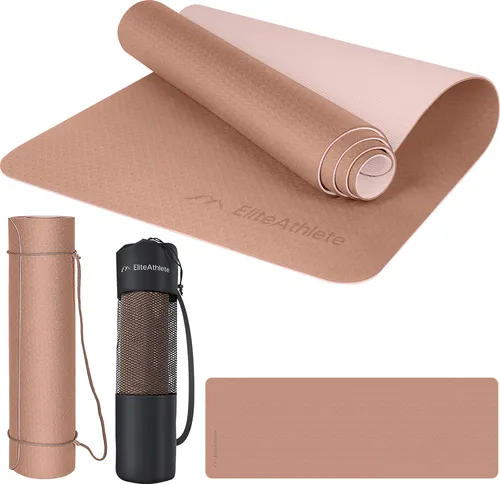 Yogamatte COZY BROWN - Sportmatte, rutschfest und multifunktional für Yoga, Pilates, Aerobic und mehr – perfekt für dein Training zuhause oder im Studio.