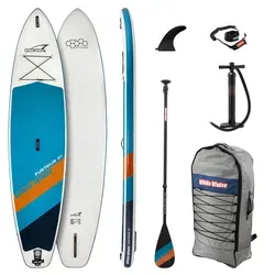 White Water Funtour 11,4 SUP Set mit Carbon Paddel - Boards: Komplettes SUP Set mit Carbon-Paddel, Pumpe und Leash – ideal für Einsteiger und Abenteuerlustige auf dem Wasser.