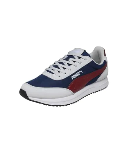 PUMA Unisex R78 Lightwind Sneaker – Retro-Style in Persian Blue - Herren-Sneaker inspiriert von den 70er Jahren, bietet Komfort und Stil mit Textilfutter und einer robusten Laufsohle für den Alltag.