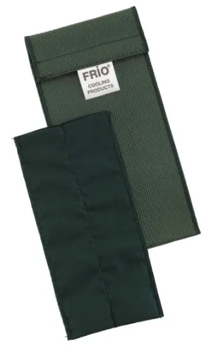FRIO DOPPEL Diabetiker Insulin Kühltasche 8 x 18 cm grün | Für bis zu 2 Insulin Pens | Kühlt mit kaltem Wasser I Keine Kühlakkus notwendig | Wiederverwendbar