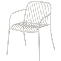 Blomus YUA WIRE Gartenstuhl Silk Gray - Gartenstuhl aus pulverbeschichtetem Stahl, wetterfest und stapelbar. Ideal für stilvolle Outdoor-Bereiche mit elegantem Design und hohem Sitzkomfort.