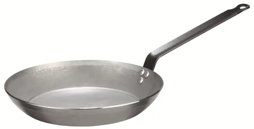 GSW Eisenpfanne Lyon gewalzt 32cm - Hochwertige Pfanne für alle Herdarten, ideal zum Braten und Grillen mit hervorragender Wärmeleitung und Langlebigkeit.