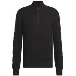 ADIDAS Golf Ultimate365 Tour Wind Knit Quarter-Zip - S - Windabweisender Golfpullover für kühle Tage. Genießen Sie Komfort und Stil auf dem Platz mit einer hochwertigen Kaschmirmischung. Ideal für konzentriertes Spiel selbst bei herausfordernden Bedingungen.