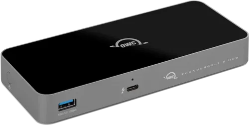 OWC Thunderbolt 5 Hub mit 5 Ports für Mac & Windows - Dockingstation mit 5 Anschlüssen für schnelle Datenübertragung, ideal für kreative Profis und Multitasking-Nutzer.