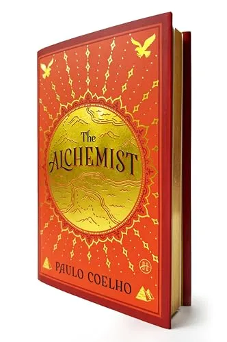 Paulo Coelho The Alchemist Deluxe Edition - Fiction Buch in gebundener Ausgabe, US Import mit hochwertigem Design und zeitlosem Inhalt – ein Muss für jedes Bücherregal!